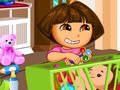 Leikur Dora Baby Umhyggja slacking  á netinu