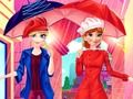 Leikur Elsa og Anna Paris Shopping  á netinu