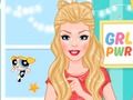 Leikur Útlit Barbie er Powerpuff á netinu