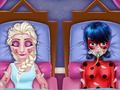 Leikur Ladybug og Elsa er fyrsti aðstoðin  á netinu