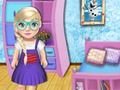 Leikur Baby Elsa School Skreyta  á netinu