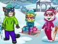 Leikur Kettir Winter Fun  á netinu