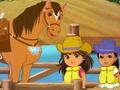 Leikur Dora og vinir Legend of the lost horses  á netinu