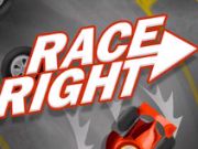 Leikur Race rétt  á netinu