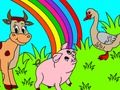 Leikur Litarefni Farm Gæludýr  á netinu