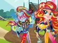 Leikur Stelpur frá Equestria. Vináttuleikir: Motocross  á netinu