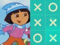 Leikur Dóra tic tac toe á netinu