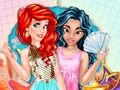 Leikur Skipti á fataskápum Jasmine og Ariel  á netinu