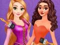 Leikur Disney Princess: Regnbogakjólar  á netinu