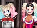Leikur Harley Quinn Hair og Makeup Studio  á netinu