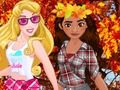 Leikur Princess Fall Flanells  á netinu