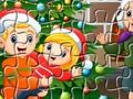 Leikur Jólasveinn jigsaw  á netinu