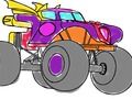 Leikur Monster Truck litabók  á netinu
