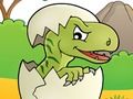 Leikur Dino litarefni leikur  á netinu