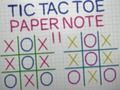 Leikur Tic Tac Toe pappír Athugasemd II  á netinu