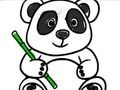 Leikur Aftur í skólann: Panda litarefni  á netinu
