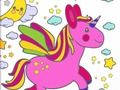 Leikur Stórkostleg sætur Unicorn litarabók  á netinu