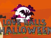 Leikur Elsku Balls Halloween  á netinu