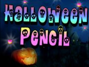 Leikur Halloween blýantur  á netinu