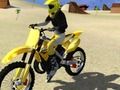 Leikur Racing Moto: Strandstökk hermir á netinu