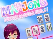 Leikur Fallegar Manga stelpur Mahjong  á netinu
