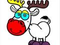 Leikur Aftur í skólann: Deer litabók  á netinu