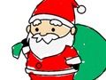 Leikur Aftur í skólann: Santa Claus litarefni  á netinu