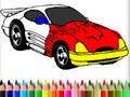 Leikur Aftur í skólann: Muscle Car Coloring  á netinu
