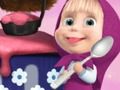 Leikur Masha & Bear Cooking Dash á netinu