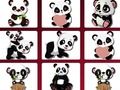 Leikur Sætur Panda Memory Challenge  á netinu