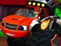 Leikur Falinn hjól Monster Trucks  á netinu