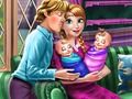 Leikur Fjölskyldudagur ís prinsessu  á netinu