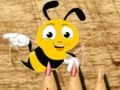 Leikur Aftur í skólann: Bee litabók  á netinu