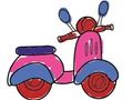 Leikur City Scooter Ride litarefni  á netinu
