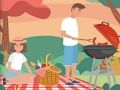 Leikur Grillaður lautarferð falda hluti  á netinu