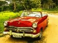 Leikur Kúbverskt Vintage Cars Jigsaw  á netinu