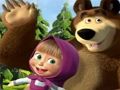 Leikur Masha og Bear Spot Mismunurinn  á netinu