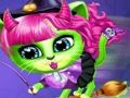 Leikur Ógnvekjandi makeover Halloween gæludýrasalur  á netinu
