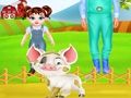 Leikur Baby Taylor Farm Farm Caring Animals  á netinu