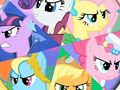 Leikur Pony Round Puzzle  á netinu