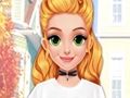 Leikur Um allan heim ljóshærða prinsessa fashionista  á netinu