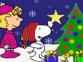 Leikur Snoopy jólapúsl  á netinu