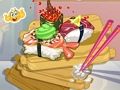 Leikur Gleðilega Sushi Roll  á netinu