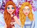 Leikur Princess Girls ferð til Bandaríkjanna  á netinu