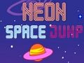 Leikur Neon rýmis stökk á netinu