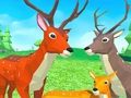 Leikur Dádýr hermir: Animal Family 3D á netinu