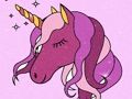 Leikur Unicorn litabókin glimmer  á netinu