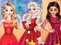 Leikur Jólapartý Disney Princess  á netinu