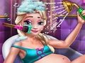 Leikur Þunguð Ice Queen Bath Care  á netinu