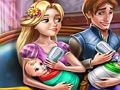 Leikur Fjölskyldudagur Rapunzel tvíburanna  á netinu